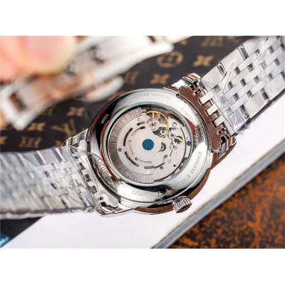 Replica Belluna A21j Automatic Movement Mens Watch White Dial Two Tone Rose Gold B F08