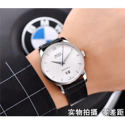 Replica Baroncelli Japan Quartz Movement Mens Watch White Dial Stainless Steel F09