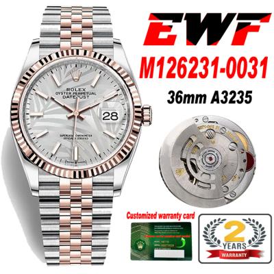 EWF Datejust 36 126200 A3235 Automatic Mens Watch ...