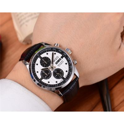 Replica Multifort A21j Automatic Movement Mens Watch White Dial Leather Strap A F11