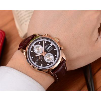 Replica Multifort A21j Automatic Movement Mens Watch White Dial Leather Strap A F11