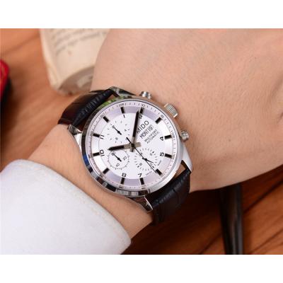 Replica Multifort A21j Automatic Movement Mens Watch White Dial Leather Strap A F11