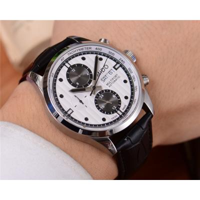 Replica Multifort A21j Automatic Movement Mens Watch White Dial Leather Strap A F11