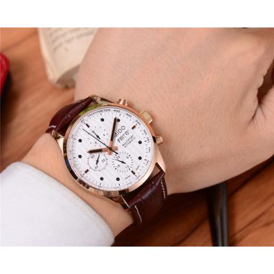 Replica Multifort A21j Automatic Movement Mens Watch White Dial Leather Strap A F11