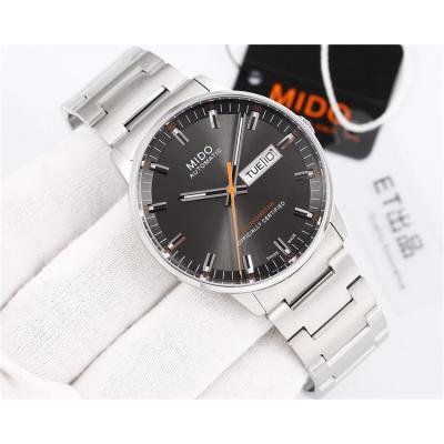 Replica Commander A2836 Automatic Movement Mens Watch Black Dial Stainless Steel B F12