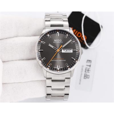 Replica Commander A2836 Automatic Movement Mens Watch Black Dial Stainless Steel B F12