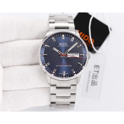 Replica Commander A2836 Automatic Movement Mens Watch Black Dial Stainless Steel B F12