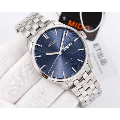 Replica Belluna A2836 Automatic Movement Mens Watch Blue Dial Stainless Steel A F13