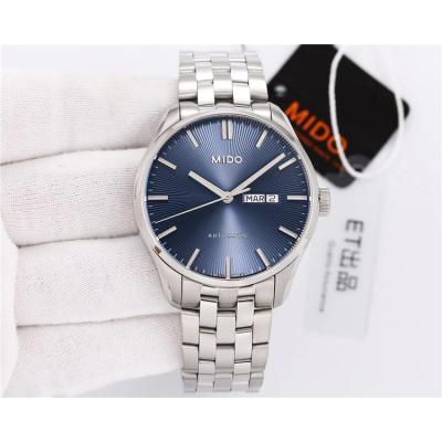 Replica Belluna A2836 Automatic Movement Mens Watch Blue Dial Stainless Steel A F13