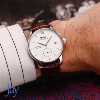 Replica Baroncelli A21j Automatic Movement Mens Watch White Dial Stainless Steel B G01