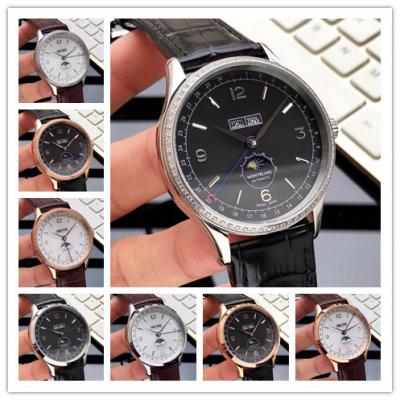 Replica Legacy A21j Automatic Movement Mens Watch Black Dial Leather Strap C05