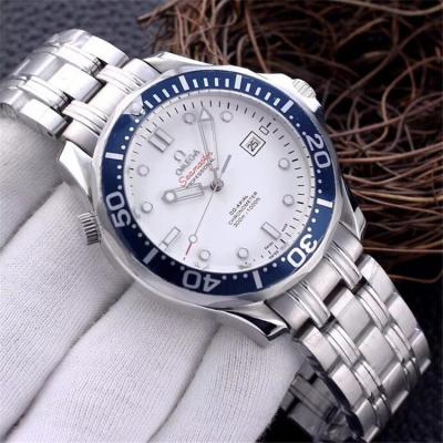 Replica Seamaster A21j Automatic Movement Mens Watch White Dial Stainless Steel E01