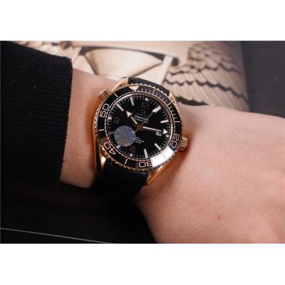 Replica Seamaster Japan Miyota 8215 Automatic Movement Mens Watch Black Dial Nylon Strap E04