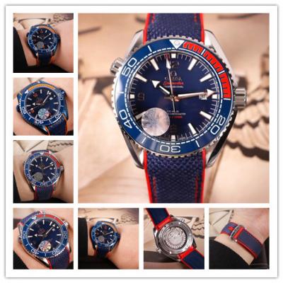 Replica Seamaster Japan Miyota 8215 Automatic Movement Mens Watch Blue Dial Nylon Strap E05