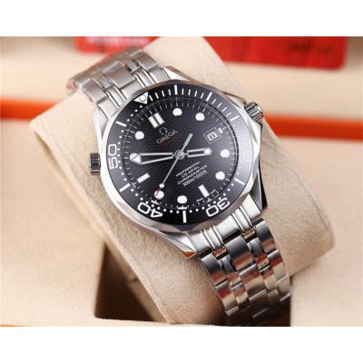 Replica Seamaster Japan Miyota 8215 Automatic Movement Mens Watch Black Dial Stainless Steel A E12