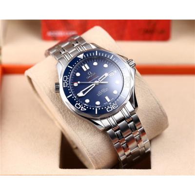 Replica Seamaster Japan Miyota 8215 Automatic Movement Mens Watch Black Dial Stainless Steel A E12