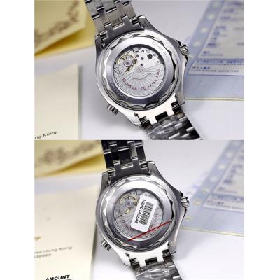 Replica Seamaster Japan Miyota 8215 Automatic Movement Mens Watch Black Dial Stainless Steel A E12