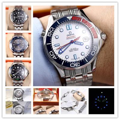 Replica Seamaster Japan Miyota 8215 Automatic Movement Mens Watch White Dial Stainless Steel B E12