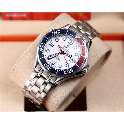 Replica Seamaster Japan Miyota 8215 Automatic Movement Mens Watch White Dial Stainless Steel B E12