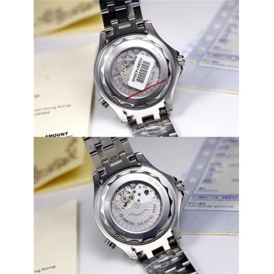 Replica Seamaster Japan Miyota 8215 Automatic Movement Mens Watch White Dial Stainless Steel B E12