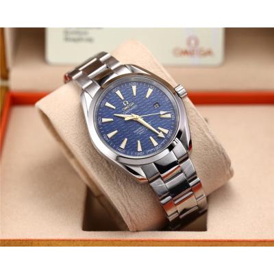 Replica Seamaster Japan Miyota 8215 Automatic Movement Mens Watch Blue Dial Stainless Steel A E14