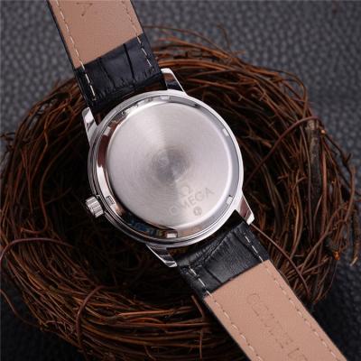 Replica De Ville A21j Automatic Movement Mens Watch White Dial Leather Strap A E28