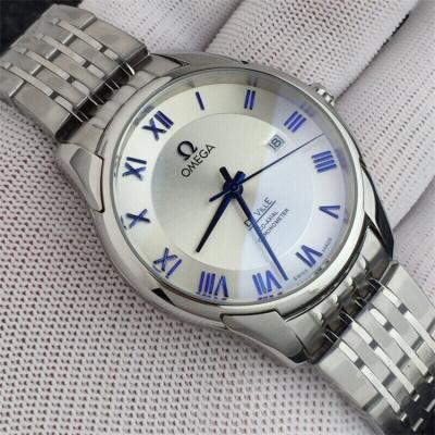 Replica De Ville Japan Miyota 8215 Automatic Movement Mens Watch Blue Dial Stainless Steel E29