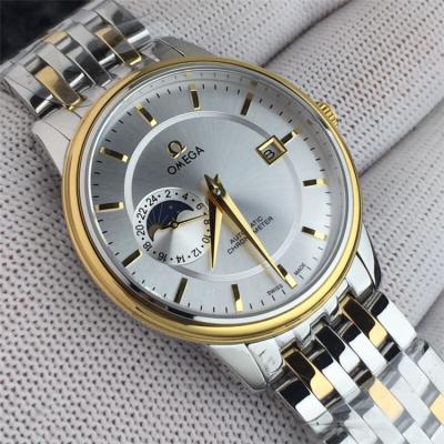 Replica De Ville A2813 Automatic Movement Mens Watch Silver Dial Stainless Steel A E30