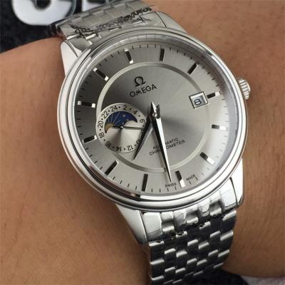 Replica De Ville A2813 Automatic Movement Mens Watch Silver Dial Stainless Steel A E30