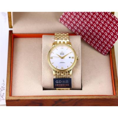 Replica De Ville Japan Miyota 8215 Automatic Movement Mens Watch White Dial Two Tone Yellow Gold E31