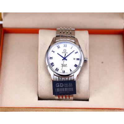 Replica De Ville Japan Miyota 8215 Automatic Movement Mens Watch White Dial Stainless Steel E35