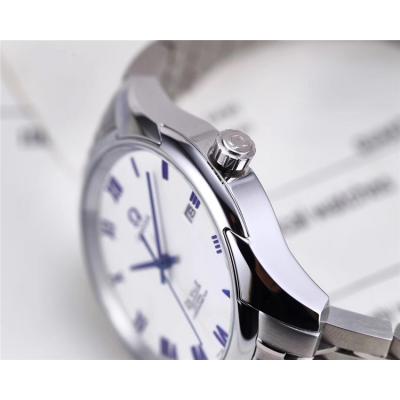 Replica De Ville Japan Miyota 8215 Automatic Movement Mens Watch White Dial Stainless Steel E35