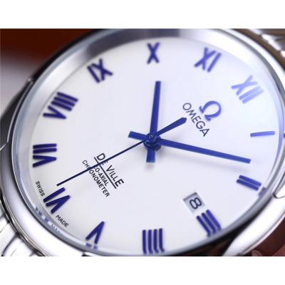 Replica De Ville Japan Miyota 8215 Automatic Movement Mens Watch White Dial Stainless Steel E35