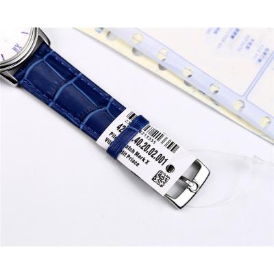 Replica De Ville Japan Miyota 8215 Automatic Movement Mens Watch Blue Dial Leather Strap E38