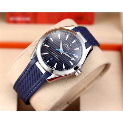 Replica Seamaster Japan Miyota 8215 Automatic Movement Mens Watch Black Dial Rubber Strap E40