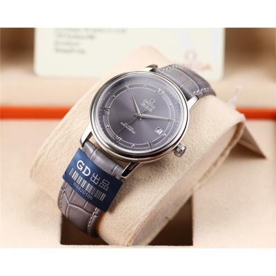 Replica De Ville Japan Miyota 8215 Automatic Movement Mens Watch Gray Dial Stainless Steel E43