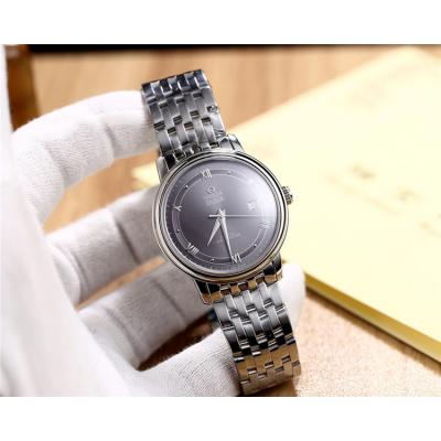 Replica De Ville Japan Miyota 8215 Automatic Movement Mens Watch Gray Dial Stainless Steel E43