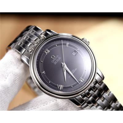 Replica De Ville Japan Miyota 8215 Automatic Movement Mens Watch Gray Dial Stainless Steel E43