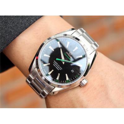 Replica Seamaster Japan Miyota 8215 Automatic Movement Mens Watch Black Dial Stainless Steel E51