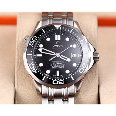 Replica Seamaster Japan Miyota 8215 Automatic Movement Mens Watch Black Dial Stainless Steel E54