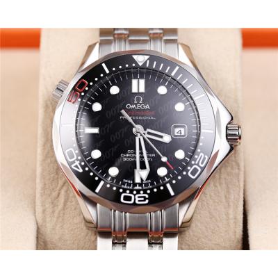 Replica Seamaster Japan Miyota 8215 Automatic Movement Mens Watch Black Dial Stainless Steel E54