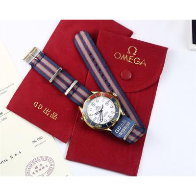 Replica Seamaster Japan Miyota 8215 Automatic Movement Mens Watch White Dial Nylon Strap E55