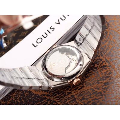 Replica Constellation A21j Automatic Mens Watch White Dial Two Tone Rose Gold B E62