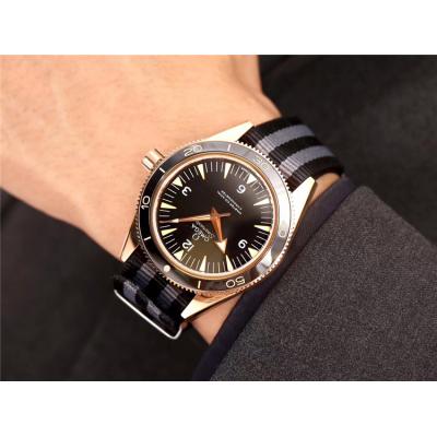 Replica Seamaster A21j Automatic Movement Mens Watch Blue Dial Nylon Strap E66