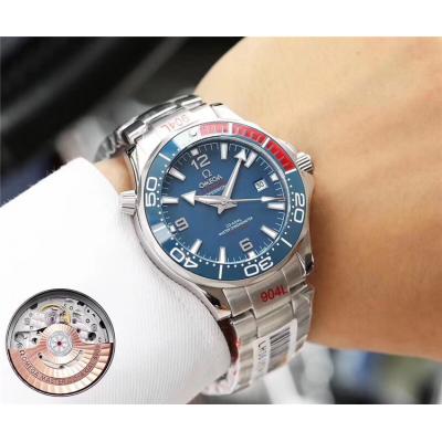 Replica Seamaster Japan Miyota 821A Automatic Movement Mens Watch Gray Dial Stainless Steel G E71