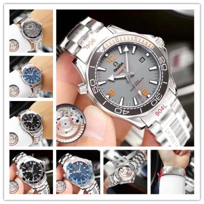 Replica Seamaster Japan Miyota 821A Automatic Movement Mens Watch Gray Dial Stainless Steel G E71