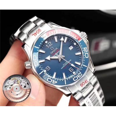 Replica Seamaster Japan Miyota 821A Automatic Movement Mens Watch Gray Dial Stainless Steel G E71