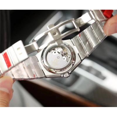 Replica Constellation Japan Miyota 821A Automatic Movement Mens Watch Silver Dial Stainless Steel D E74