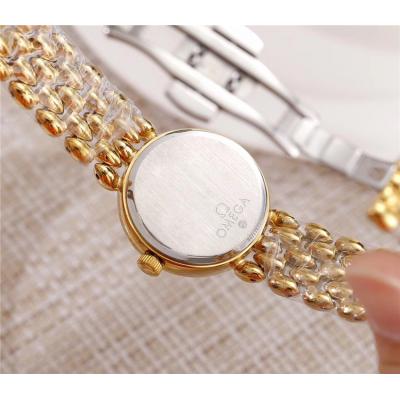 Replica De Ville Swiss Quartz Movement Womens Watch MOP Dial Yellow Gold E76