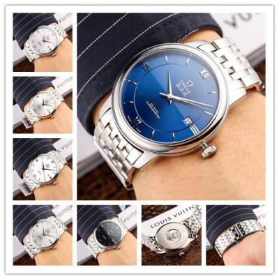 Replica De Ville Japan Miyota 8215 Automatic Movement Mens Watch Blue Dial Stainless Steel B E78